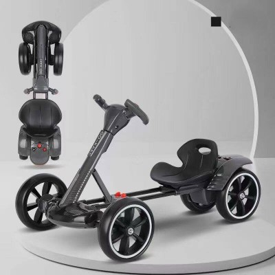 Дитячий електрокарт складаний Maraton з пультом, EVA-колеса, Bluetooth, музика, 390 Вт