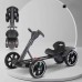 Дитячий електрокарт складаний Maraton з пультом, EVA-колеса, Bluetooth, музика, 390 Вт
