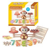 гр Балансир "Обезьянка" 54391 (18/2) "4FUN Game Club", мелодии и звуки, 30 карточек, 19 обезьянок, 10 цифр, в коробке