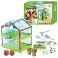 гр Ботанические эксперименты 18415 (12/2) "4FUN Game Club", грунт, теплица, семена, инструменты, в коробке