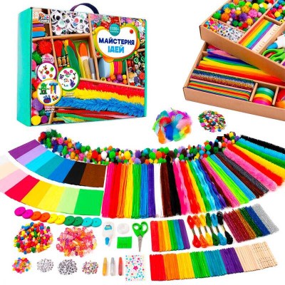 гр Мастерская идей 36627 (8) "4FUN Game Club", 1100+ элементов, в коробке