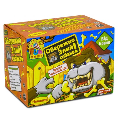 гр Настольная игра "Осторожно! Злой пес" 7144 (12) "4FUN Game Club" на батарейке, в коробке