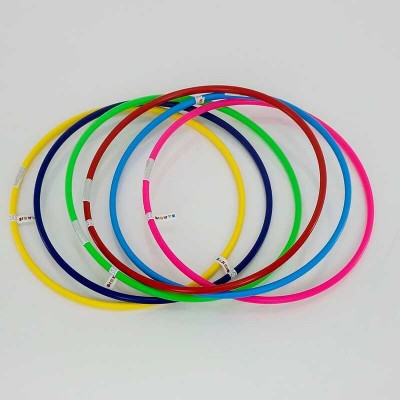 гр Обруч 0168 кольоровий 1 малий ЦІНА ЗА ЗВ'ЯЗКУ, У ЗВ'ЯЗЦІ 10 ШТ (1) d=70cм "BAMSIC"