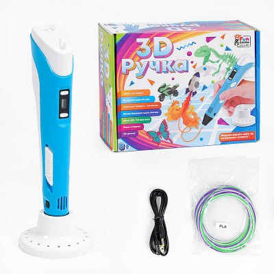гр Ручка 3D 97321 (12/2) "4FUN Game Club", USB кабель питания, в коробке