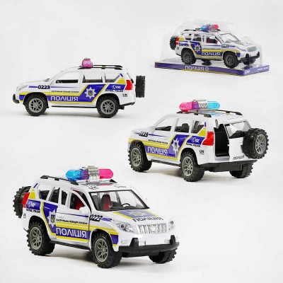 Джип "Поліція України" TK - 0223 (36/2) "TK Group", інерційний механізм, відчиняються двері та багажник, в слюді