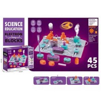 Конструктор 9988 A (16/2) 45 деталей, звуки, підсвічування, парогенератор, диктофон, в коробці