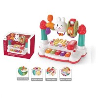 Музичний центр YL 78926 A ШТРИХ=30102 (24) озвуч. англійською мовою, алфавіт, слова, фрази, підсвічув, піаніно, бубон, пальчикові ігри, в коробці