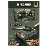 Танк на радіокеруванні 799 D-10 (24) 2 кольори, гусеничний хід, підсвічування, звук, масштаб 1:14, акум. 3,7 V, пульт 2,4 G, в коробці Танк на радіокеруванні 799 D-10 (24) 2 кольори, гусеничний хід, підсвічування, звук, масштаб 1:14, акум. 3,7 V, пульт 2,4 G, в коробці