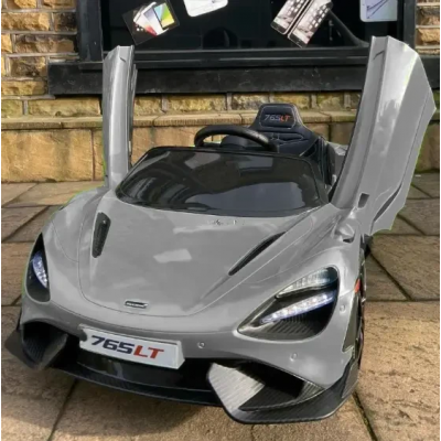 Электромобиль детский одноместный спорткар McLaren 4 мотора 25W аккумулятор 12V9AH серый (M 5726EBLR-11)