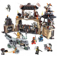 Конструктор для хлопчиків Ninja Ніндзяго "Печера драконів" 1714 деталей (10940)