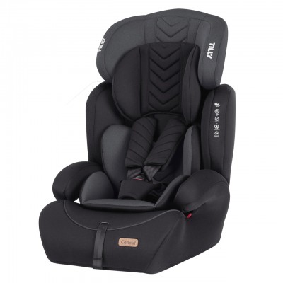 Автокресло детское вес 9-36кг группа 1-2-3 темно-серое TILLY Consul (T-531/4 Dark Grey)