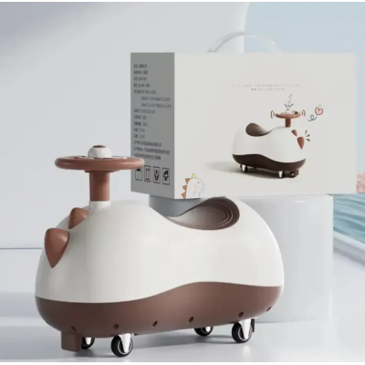 Беговел-велобег толокар четырехколесный (музыка свет) Дракончик (BB-0008 White)