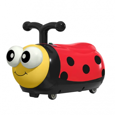 Беговел-велобег толокар четырехколесный Божья коровка (музыка свет) BB-0010 Red