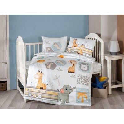 Комплект постельного белья для новорожденных First Choice - Safari Бамбук