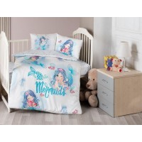 Комплект постільної білизни для немовлят First Choice - Mermaid Бамбук Комплект постільної білизни для немовлят First Choice - Mermaid Бамбук