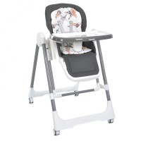 Детский стульчик для кормления 2в1 с укачиванием (M 5897 Gray) Детский стульчик для кормления 2в1 с укачиванием (M 5897 Gray)