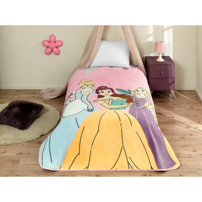 Покривало-плед TAC Disney Princess Fun and Boid 160×220 см
