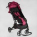 Візок прогулянковий дитячий "JOY" Comfort L-20115 (1) колір Рожевий, рама сталь з алюмінієм, футкавер, підсклянник, телескопічна ручка