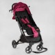 Візок прогулянковий дитячий "JOY" Comfort L-20115 (1) колір Рожевий, рама сталь з алюмінієм, футкавер, підсклянник, телескопічна ручка