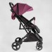 Візок прогулянковий дитячий "JOY" Comfort L-30201 (1) колір фіолетовий, рама сталь з алюмінієм, футкавер, підсклянник, телескопічна ручка