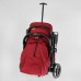 Візок прогулянковий дитячий "JOY" Comfort L-52304 (1) колір Червоний, рама сталь з алюмінієм, футкавер, підсклянник, телескопічна ручка