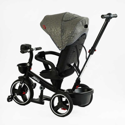 Велосипед 9155 / 318-82 BestTrike "Marco" (1) поворотне сидіння, складне руль, колеса з прогумованим PU, кошик, телескопічна ручка, фара музична