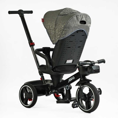 Велосипед 9155 / 318-82 BestTrike "Marco" (1) поворотне сидіння, складне руль, колеса з прогумованим PU, кошик, телескопічна ручка, фара музична