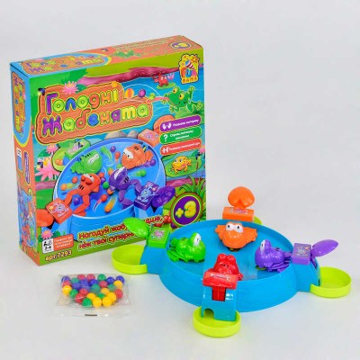 гр Настольная игра "Голодные лягушонки" 7293 (12/2) "4FUN Game Club", в коробке