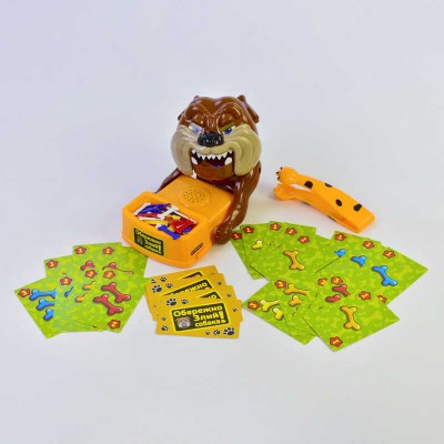 гр Настольная игра "Осторожно! Злой пес" 7144 (12) "4FUN Game Club" на батарейке, в коробке