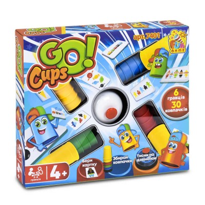 гр Настольная развлекательная игра "Go Cups" 7401 (12/2) "FUN GAME", в коробке
