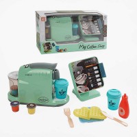 Кофейня LD 6610 A Штрих = 00231 (24/2) кофемашина, кассовый аппарат, звук, подсветка, льющаяся вода, аксессуары, капсулы с кофе, в коробке Кофейня LD 6610 A Штрих = 00231 (24/2) кофемашина, кассовый аппарат, звук, подсветка, льющаяся вода, аксессуары, капсулы с кофе, в коробке