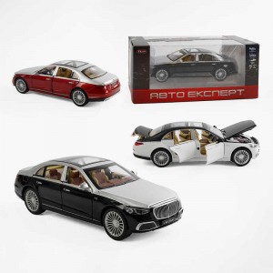 Машина TX 90740 (48/2) "Авто Эксперт", 3 цвета, металлопластик, масштаб 1:22, свет, звук, инерция, открываются двери, багажник и капот, в коробке