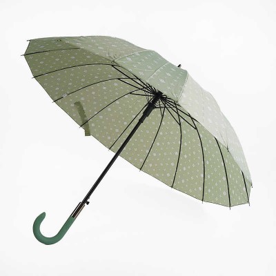 Зонтик C 68641 (48) полуавтомат, d = 106 см, длина 87 см, 16 спиц, в пакете, ВЫДАЕТСЯ МИКС ВИДОВ