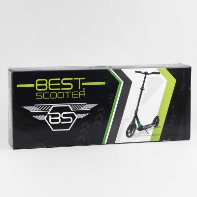 Самокат алюмінієвий "Best Scooter" 36956 (2) PU колеса, d переднього колеса - 230мм, d заднього колеса - 215мм, 1 амортизатор передній, в коробці Самокат алюмінієвий "Best Scooter" 36956 (2) PU колеса, d переднього колеса - 230мм, d заднього колеса - 215мм, 1 амортизатор передній, в коробці