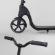 Самокат двоколісний 72378 "Best Scooter" (2) колір ЧОРНИЙ, колеса PU - 20 см, широке велосипедне кермо, новий затискач керма, в коробці