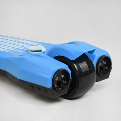 Самокат трехколесный LT-10635 Best Scooter с парогенератором (6) складной руль, ЗВУК МАШИНЫ, ДЫМ, СВЕТ, пластмассовый, колеса PU 120х35мм, в коробке