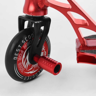 Самокат трюковый 46409 Best Scooter (4) HIC-система, ПЕГИ, алюминиевый диск и дека, АНОДИРОВАННАЯ ОКРАШКА, колеса PU, d=110мм, ширина руля - 60 см Самокат трюковый 46409 Best Scooter (4) HIC-система, ПЕГИ, алюминиевый диск и дека, АНОДИРОВАННАЯ ОКРАШКА, колеса PU, d=110мм, ширина руля - 60 см