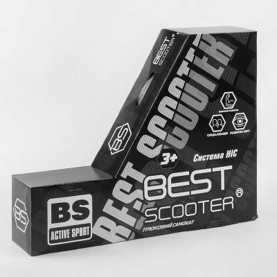 Самокат трюковий Best Scooter BS-77225 (4) HIC-система, ПЕГІ, алюмінієвий диск та дека з ПРИНТОМ, колеса PU, d=110мм, ширина керма - 60 см, в коробці Самокат трюковий Best Scooter BS-77225 (4) HIC-система, ПЕГІ, алюмінієвий диск та дека з ПРИНТОМ, колеса PU, d=110мм, ширина керма - 60 см, в коробці