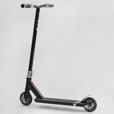 Самокат трюковий N-16180 "Best Scooter" (2) "HOP", HIC-система, ПЕГІ, алюмінієвий диск та дека, колеса PU, d=120мм, ширина керма 58 см
