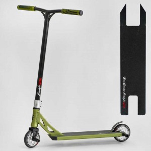 Самокат трюковой N- 56307 "Best Scooter" (2) "Freestyle", HIC-система, ПЭГИ, алюминиевый диск и дека, колеса PU, d=120мм, ширина руля 58 см