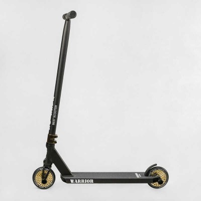 Самокат трюковий Т-50615 Best Scooter (4) "Warrior", HIC-система, ПЕГІ, алюмінієвий диск та дека, колеса PU, d=120мм, ширина керма 58 см
