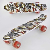 Скейт Р 14209 (8) Best Board, дошка=55см, колеса PU, СВІТЛЯТЬСЯ, d=6см