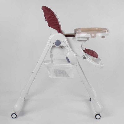 Стульчик для кормления Toti W-22019 (1) мягкий PU, мягкий вкладыш, 4 колеса, съемный столик, в коробке Стульчик для кормления Toti W-22019 (1) мягкий PU, мягкий вкладыш, 4 колеса, съемный столик, в коробке