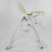 Стульчик для кормления Toti W-56077 (1) мягкий PU, мягкий вкладыш, 4 колеса, съемный столик, в коробке