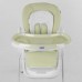 Стульчик для кормления Toti W-56077 (1) мягкий PU, мягкий вкладыш, 4 колеса, съемный столик, в коробке