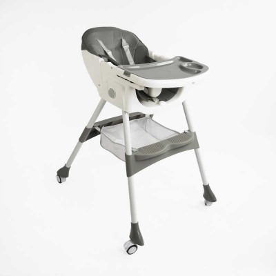 Стульчик для кормления Toti FR- 14020 (1) стальная конструкция, материал ткани PU, съемный столик, опускная спинка, 4 колеса, в коробке