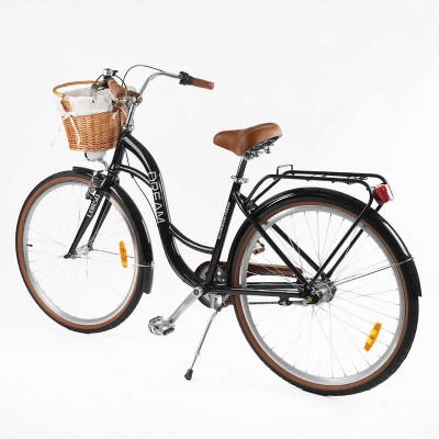 Велосипед міський Corso "Dream" DM-28605 + КОШИК (1) обладнання Shimano Nexus-3, 3 швидкості, алюмінієва рама, кошик, фара
