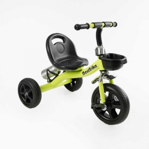 Велосипед 3-х колісний BS-11823 "Best Trike" (1) сталева рама, колеса EVA, переднє d=10’’, заднє d=8’’, кошик, бутилочка, в коробці
