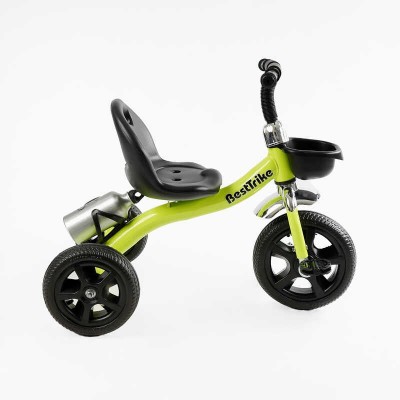 Велосипед 3-х колісний BS-11823 "Best Trike" (1) сталева рама, колеса EVA, переднє d=10’’, заднє d=8’’, кошик, бутилочка, в коробці Велосипед 3-х колісний BS-11823 "Best Trike" (1) сталева рама, колеса EVA, переднє d=10’’, заднє d=8’’, кошик, бутилочка, в коробці