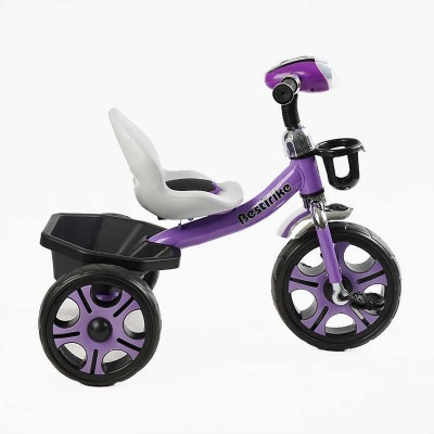 Велосипед 3-х колісний BS-27102 "Best Trike" (1) колеса EVA переднє 12’’, заднє 10’’, сталева рама, фара з музикою та світлом, кошик, в коробці Велосипед 3-х колісний BS-27102 "Best Trike" (1) колеса EVA переднє 12’’, заднє 10’’, сталева рама, фара з музикою та світлом, кошик, в коробці